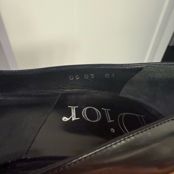 Dior Black Heels with Silver Accents - Picture 6 of 9